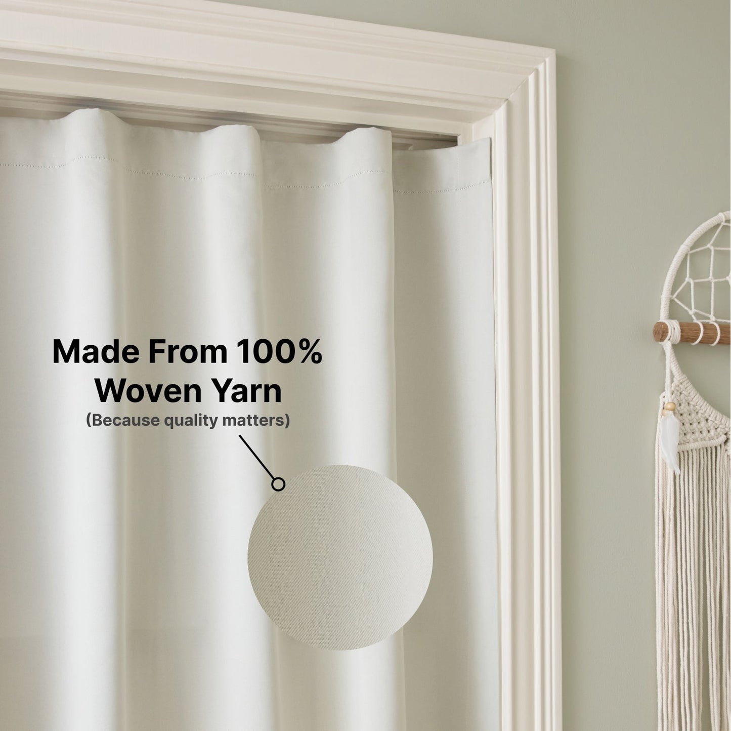 Lime Portable 100% Blackout Curtain